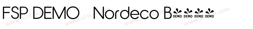 FSP DEMO   Nordeco B字体转换